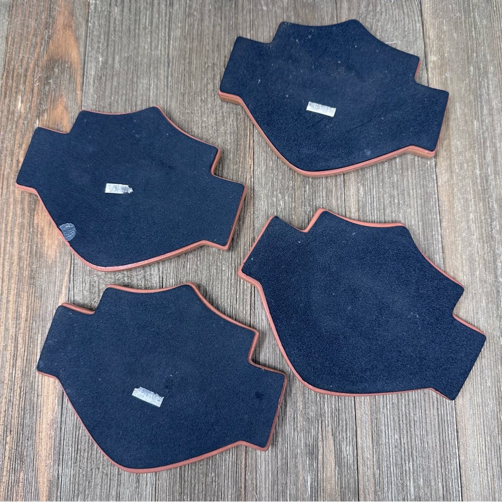 Harley-Davidson Bar & Shield Terra Cotta Coasters Set of 4 - Picture 4 of 7